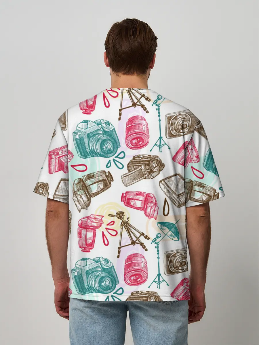 Мужская футболка оверсайз / Блогер