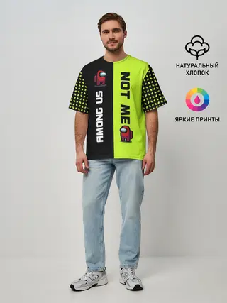 Мужская футболка оверсайз / Among us