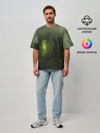 Мужская футболка оверсайз / Ведьмак 3: Дикая Охота