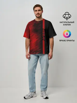 Мужская футболка оверсайз / Nissan