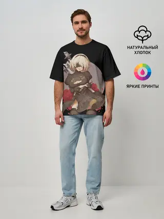 Мужская футболка оверсайз / Nier: Automata