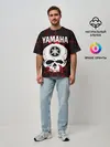 Мужская футболка оверсайз / YAMAHA / ЯМАХА / МОТОСПОРТ