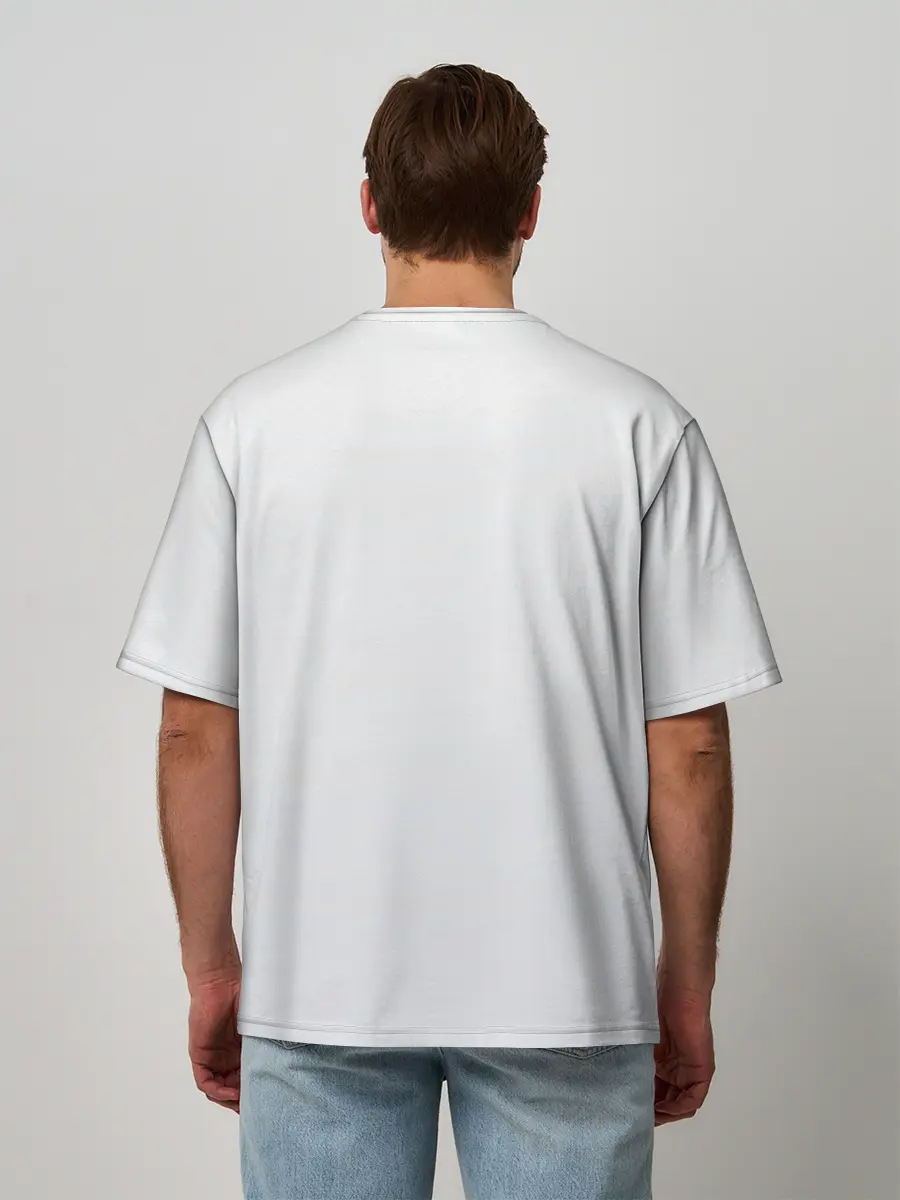 Мужская футболка оверсайз / Не все супергерои в плащах