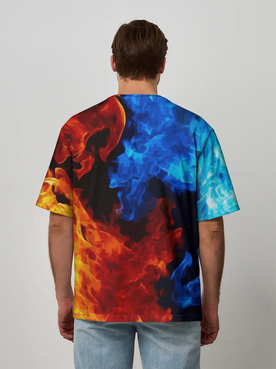 Мужская футболка оверсайз / СЕКТОР ГАЗА / КАЙФА ПО ЖИЗНИ