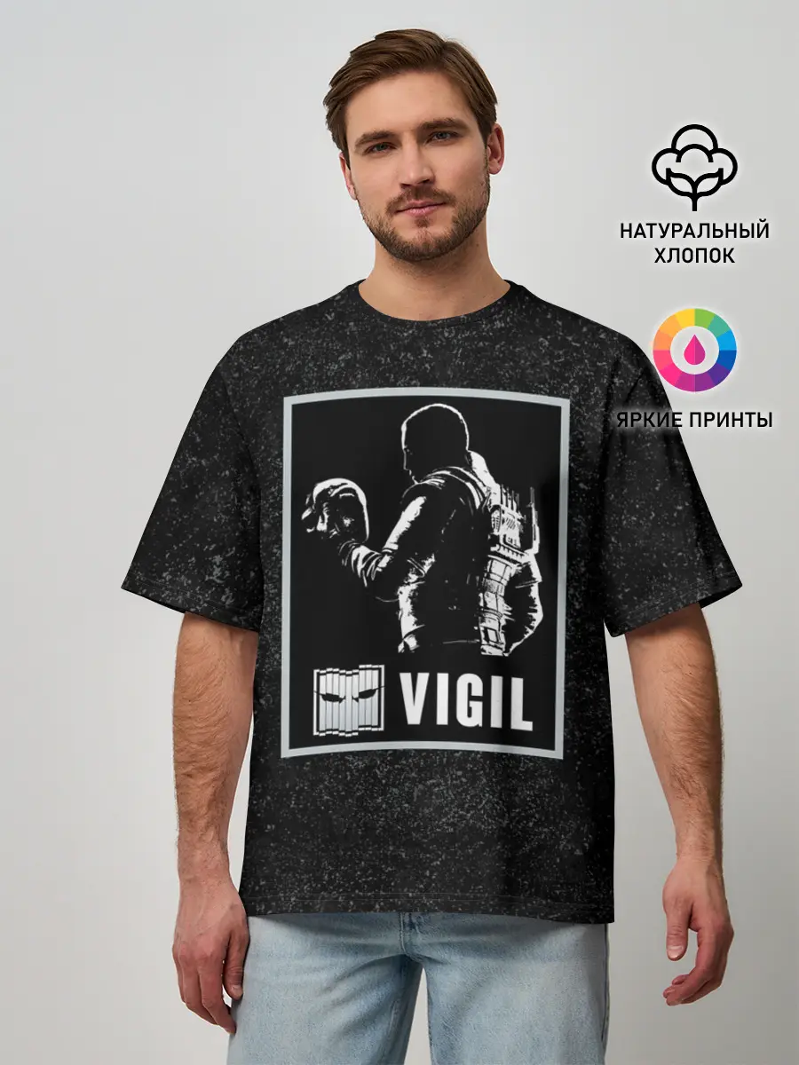 Мужская футболка оверсайз / Vigil