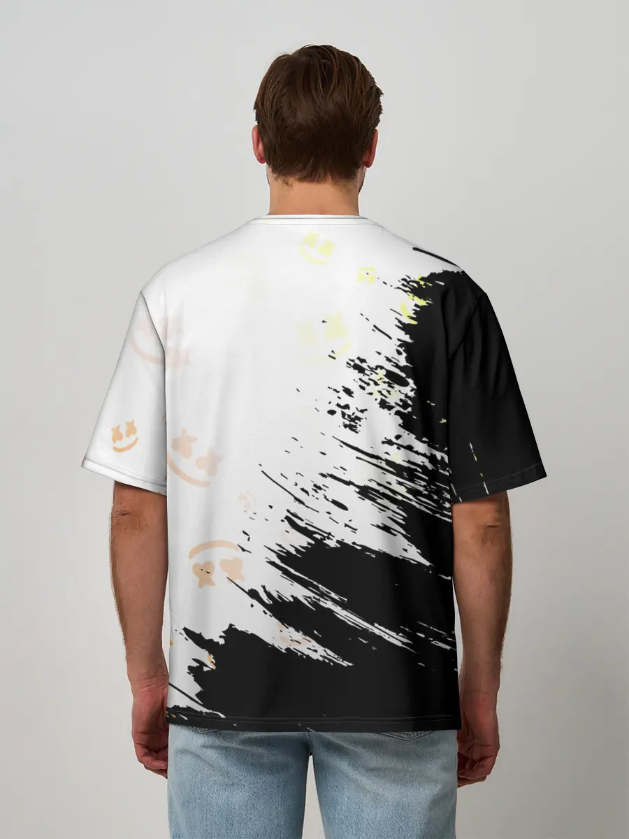 Мужская футболка оверсайз / MARSHMELLO / МАРШМЕЛЛОУ