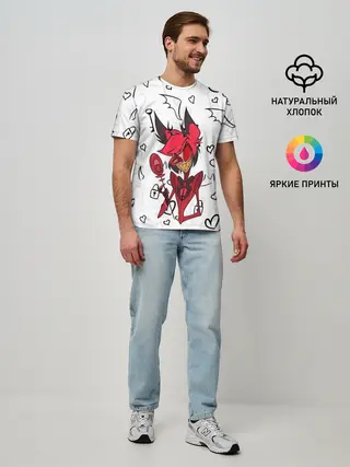 Мужская базовая футболка / ОТЕЛЬ ХАЗБИН АЛАСТОР