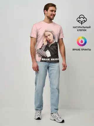 Мужская базовая футболка / Billie Eilish
