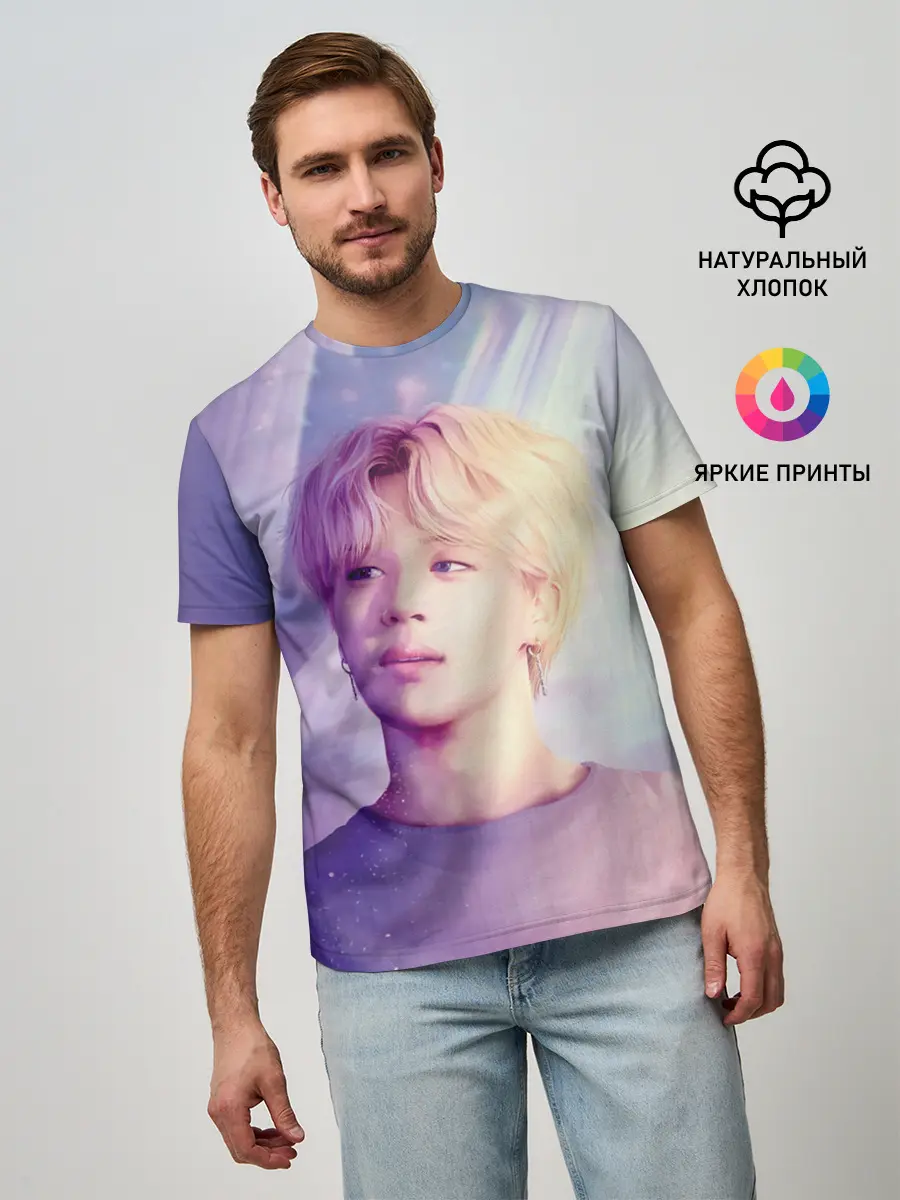 Мужская базовая футболка / BTS