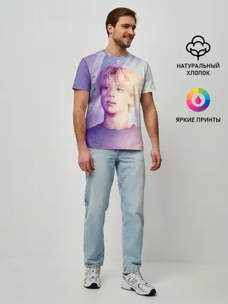 Мужская базовая футболка / BTS