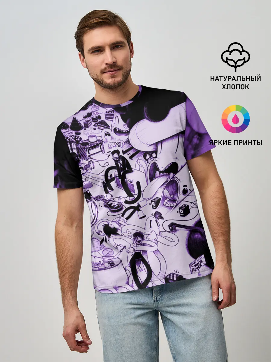 Мужская базовая футболка / HARD MULT | Мульт