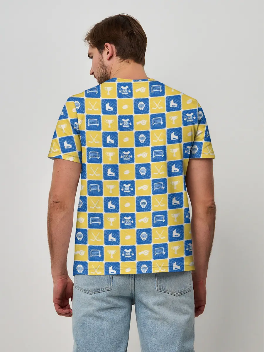 Мужская базовая футболка / Хоккей