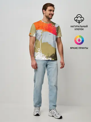 Мужская базовая футболка / Art Abstraction