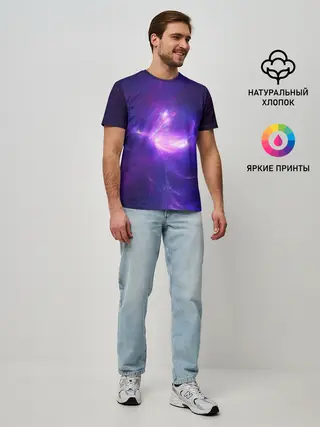 Мужская базовая футболка / Абстракция