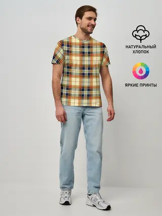 Мужская базовая футболка / Джентльмены Ретро