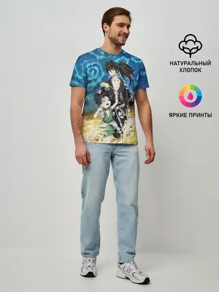 Мужская базовая футболка / Хяккимару с Дороро | DORORO