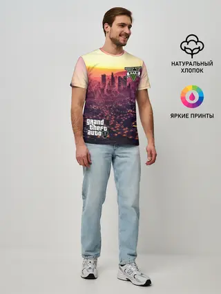 Мужская базовая футболка / GTA V