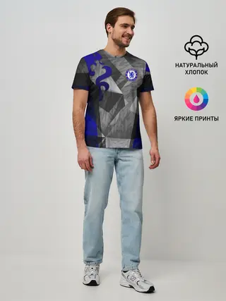 Мужская базовая футболка / Chelsea | Челси