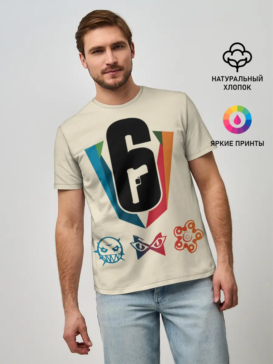 Мужская базовая футболка / Rainbow Six Siege