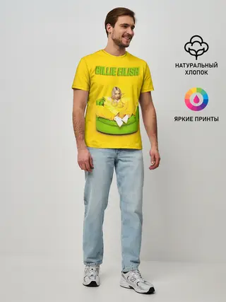 Мужская базовая футболка / Billie Eilish