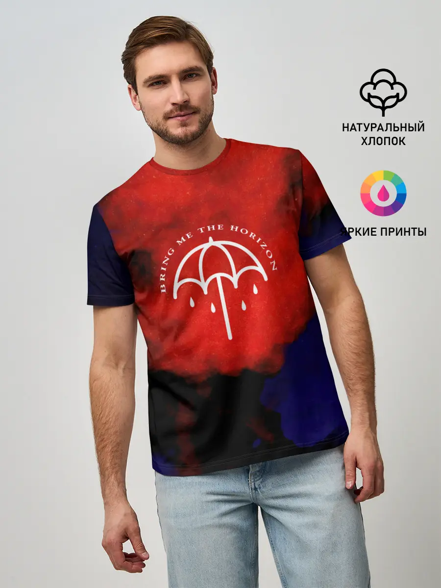 Мужская базовая футболка / Bring Me the Horizon