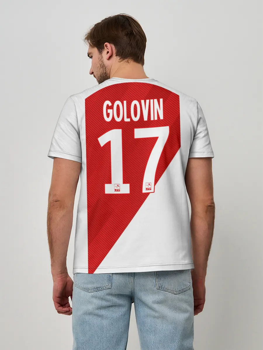 Мужская базовая футболка / Головин home 18-19