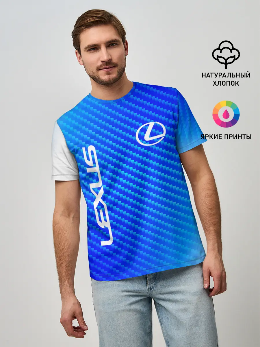 Мужская базовая футболка / LEXUS / ЛЕКСУС