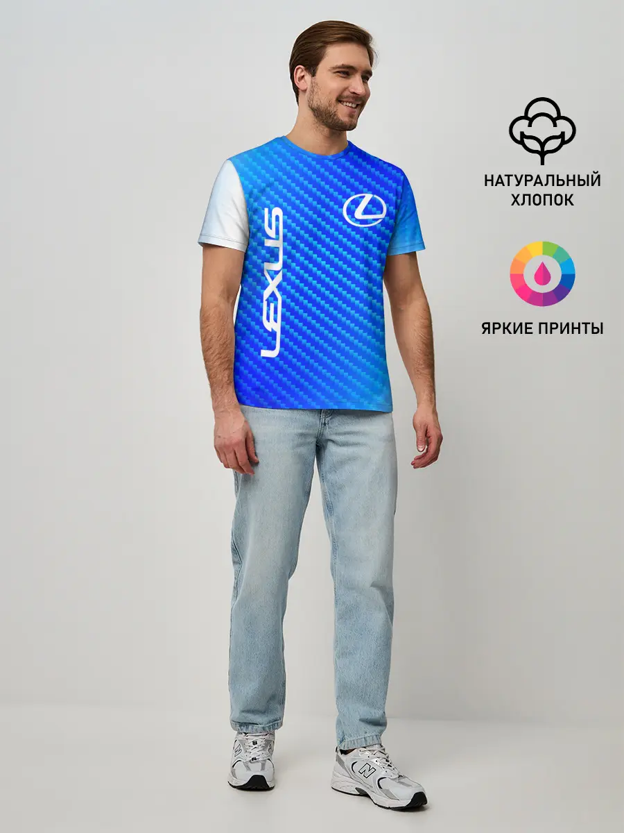 Мужская базовая футболка / LEXUS / ЛЕКСУС