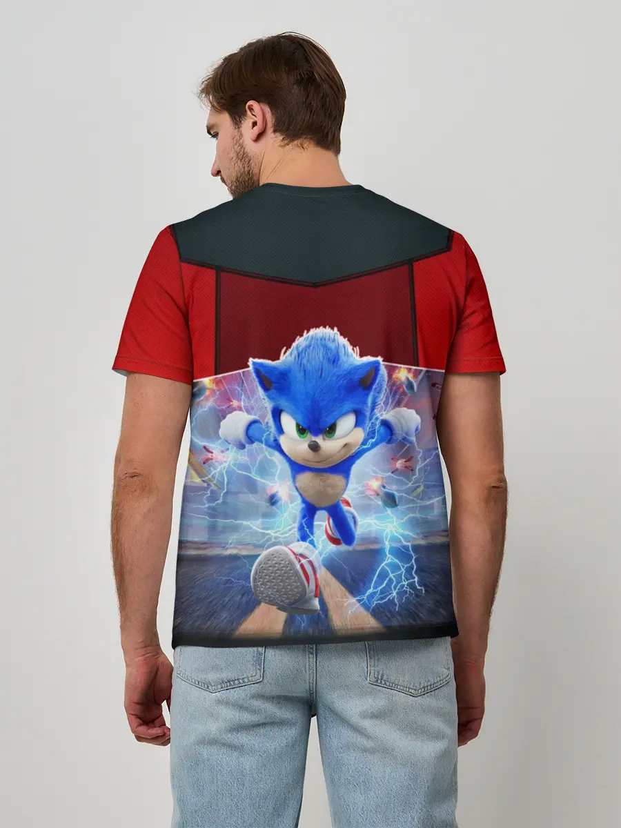 Мужская базовая футболка / Соник 2020