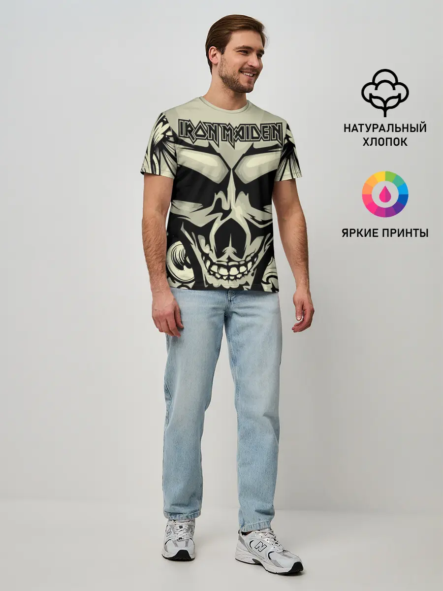 Мужская базовая футболка / Iron Maiden