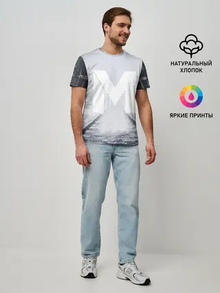 Мужская базовая футболка / METRO