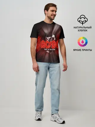 Мужская базовая футболка / AC/DC: Angus Young