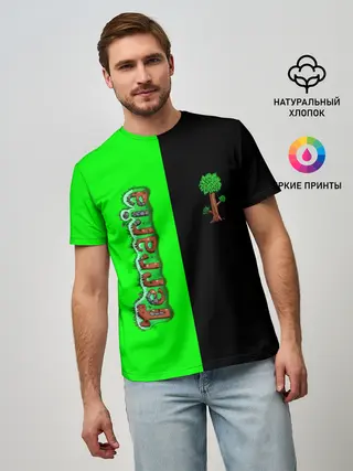 Мужская базовая футболка / Terraria