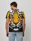 Мужская базовая футболка / Суровый взгляд тигра