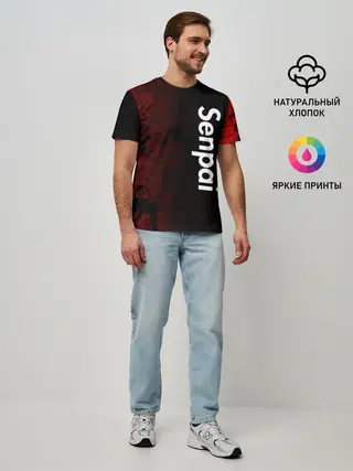 Мужская базовая футболка / Senpai