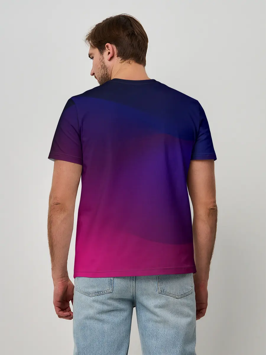 Мужская базовая футболка / Abstract simple colors