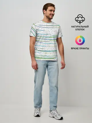 Мужская базовая футболка / Абстракция