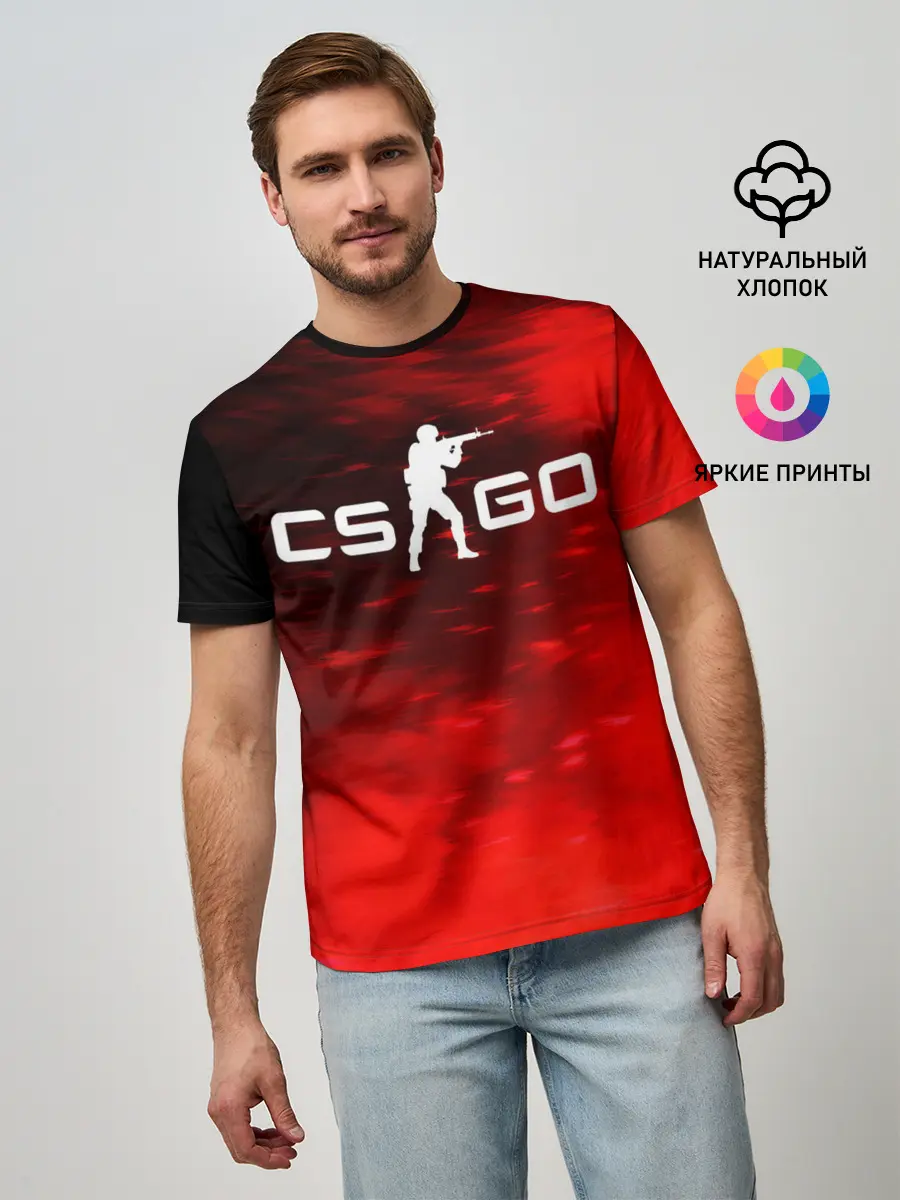 Мужская базовая футболка / CS GO | КС ГО
