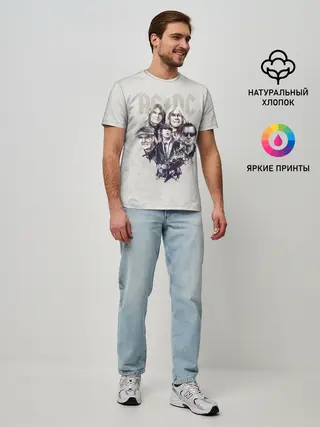 Мужская базовая футболка / AC/DC