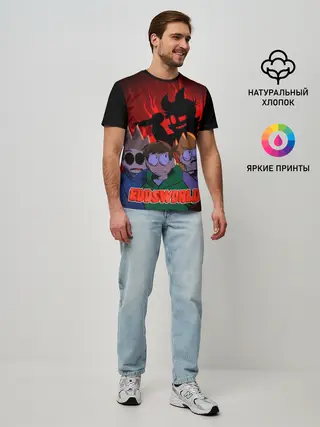 Мужская базовая футболка / Tord devil