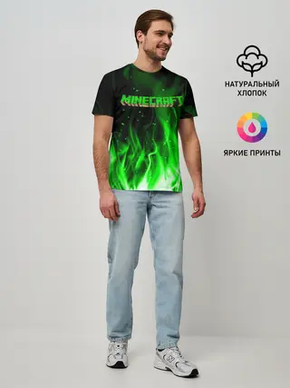Мужская базовая футболка / MINECRAFT