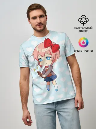Мужская базовая футболка / Chibi Sayori
