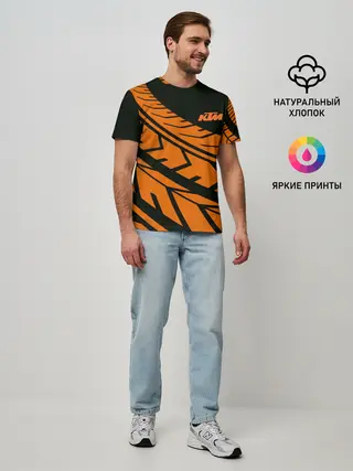 Мужская базовая футболка / ORANGE KTM | КТМ