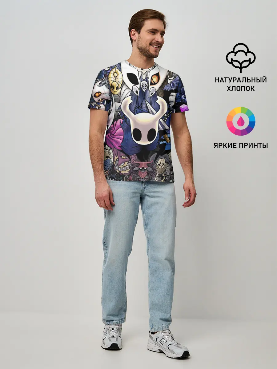 Мужская базовая футболка / HOLLOW KNIGHT