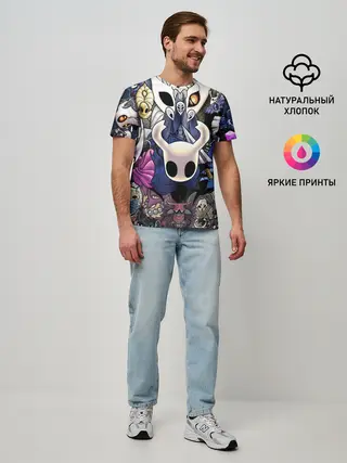 Мужская базовая футболка / HOLLOW KNIGHT