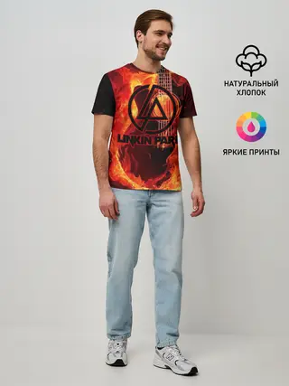 Мужская базовая футболка / Linkin Park