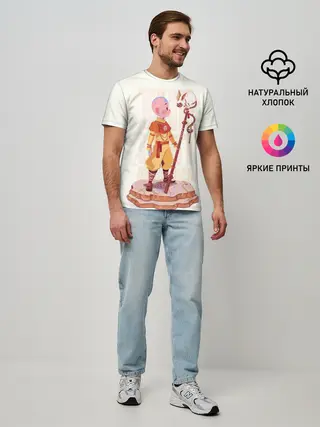 Мужская базовая футболка / The last airbender