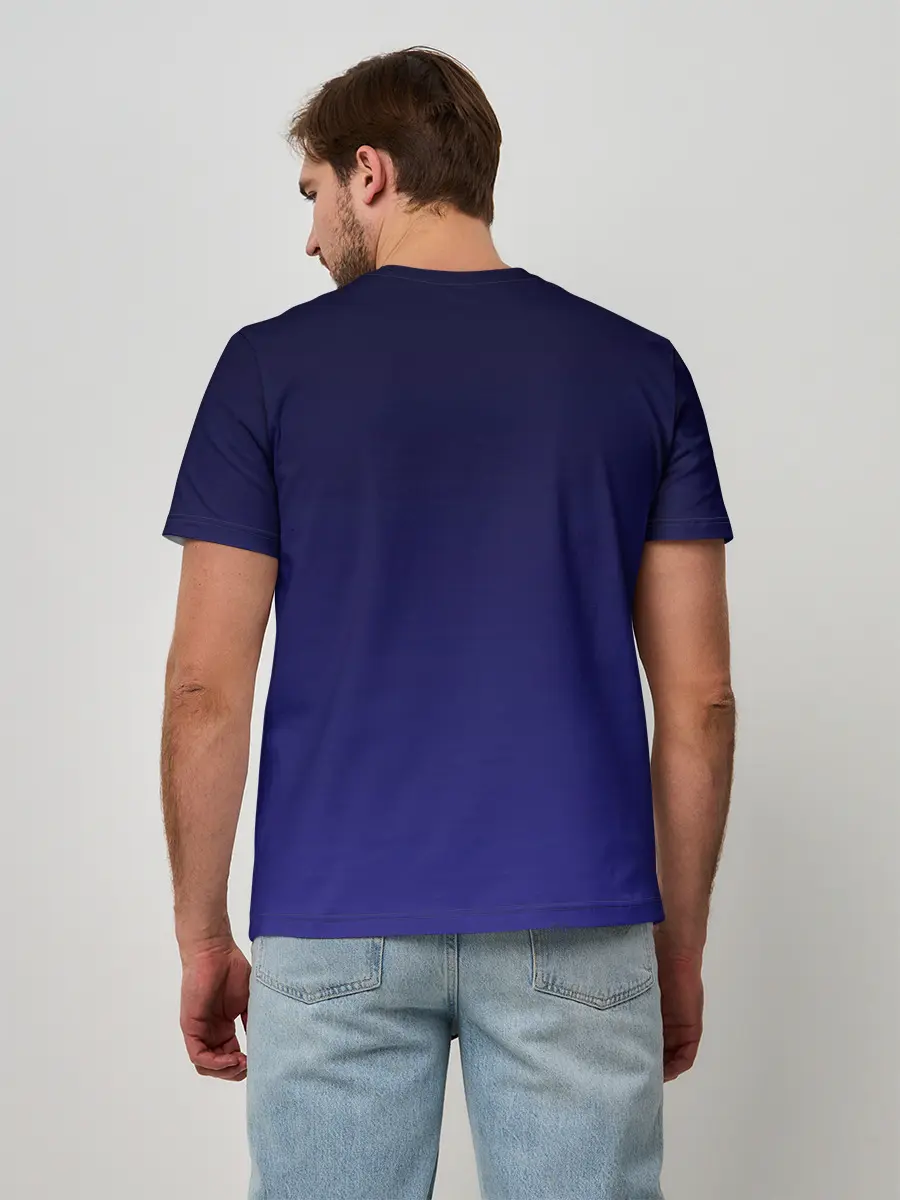 Мужская базовая футболка / аниме Лазурный путь