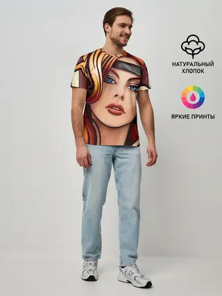 Мужская базовая футболка / ДЕВУШКА