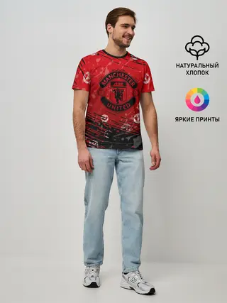 Мужская базовая футболка / Manchester United: Возвращения Ronaldo.